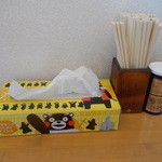 中華そば　おのむら - おのむら　テーブル上