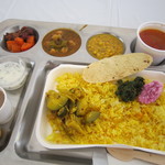 南インド家庭料理 カルナータカー - ナマステインディアでの、ミールスです♪