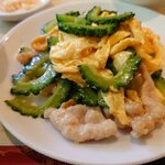中華料理福臨門 - 豚肉とゴーヤの玉子炒め850円