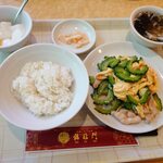 中華料理福臨門 - 豚肉とゴーヤの玉子炒め850円