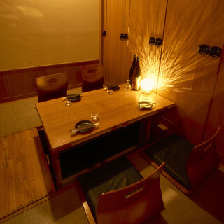 大小様々な個室を完備