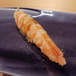 六本木きんめ鮨 - 車海老黄身酢朧漬け