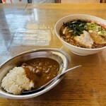 タロー軒 - ラーメン＋半カレー('25/09/01)