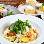 MOKICHI TRATTORIA - 料理写真:平日限定の季節のランチセット