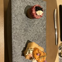  「メトロポリタングリル」 ヒルトン東京 - 蟹とウニのおもてなし　ステーキとフリットキャビア添え