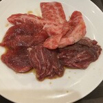 名代!門仲　焼肉てっちゃん - よくばり定食の肉