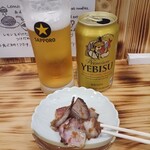 JAPANESE光ラーメン - ビールに付くツマミが絶品