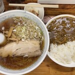 ら～めん石狩 - ミニカレーセット 正油ら〜めん 1,000円