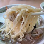 ら～めん石狩 - しおたんめんの麺