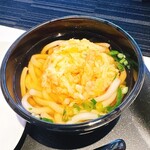 ANAラウンジ - 料理写真:かき揚げうどん