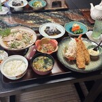 Cafe かぐら - エビフライ膳(\1,700)