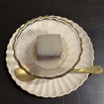 土家 - 水羊羹  桃のソース