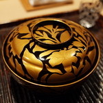 神楽坂 石かわ - お椀 鱧しんじょ 鮑 2014.10.1x