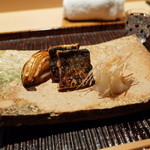 神楽坂 石かわ - 鰻地焼き 淡路島産玉葱 2014.10.1x