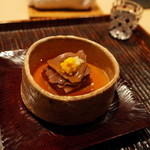 神楽坂 石かわ - 牛タン 蓮根餅 2014.10.1x