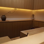 神楽坂 石かわ - 美しいカウンター 2014.10.1x