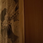 神楽坂 石かわ - 白い龍の絵 2014.10.1x