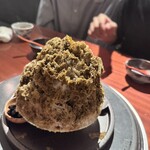 よろにく - ほうじ茶かき氷