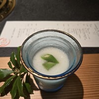 日本焼肉はせ川 別亭 銀座店 - 【小吸物】長芋のすり流し