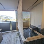 秀花園 湯の花膳 - 客室露天風呂