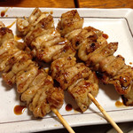 Yakitori Genki - 鳥皮タレ@120円