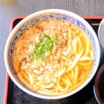 大江戸うどん さくら - カスうどん大盛り