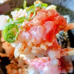 麺屋 武一 - ネギトロ丼リフト