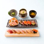 とやま鮨食べつくし！全部セットランチ【上】