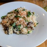 ベジバル チバットリア - エビと野菜のクリームソースリゾット♡＋300円で大盛りにしていただきました( ˶ˆ꒳ˆ˵ )♡