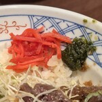 グリルやまだ - 紅生姜　＆　青唐醤