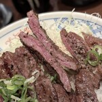 グリルやまだ - 切り出し牛ハラミ　断面