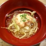 とく山 - ［７回目］とく山のすっぽんコース(要予約)・お通し①