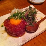 阿川 - 鰹のユッケ