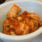 肉の割烹 田村  - ペチュキムチ　480円　結構辛い