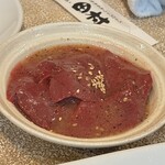 肉の割烹 田村  - 国産牛レバー塩　680円