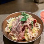 厚切り牛タン 焼肉一心たん助 - 『牛たたきねぎポン酢』