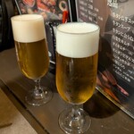 厚切り牛タン 焼肉一心たん助 - 『生ビール』