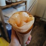 クレープ えんどう - 桃！