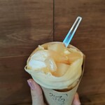 クレープ えんどう - 桃クレープ