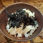 金澤濃厚中華そば 神仙 - ミニ岩海苔めし