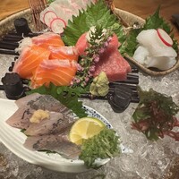 旬房 - お刺身5種盛り