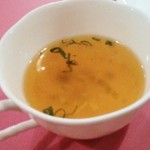 インドレストラン ガンジス - サービスのスープ♪