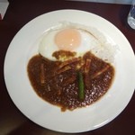 カレーショップ スミレ - ベーコンエッグカレー2014（カレーフェス期間限定ハーフサイズ）