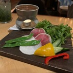 RIGOLETTO SMOKE GRILL & BAR - 京都産厳選野菜のバーニャカウダ