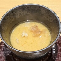 広島 鮨 天ぷら いわい - ハモの茶碗蒸し