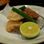 温味 - 鯨の竜田揚げ