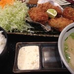 北海道厚岸 - カキフライ定食1000円！