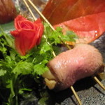 ブラッセリー トモ - かものロースト　松茸包み