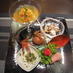 ブラッセリー トモ - 前菜五種盛り合せ