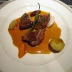 ブラッセリー トモ - メイン料理　　鴨のロースト　オレンジソース